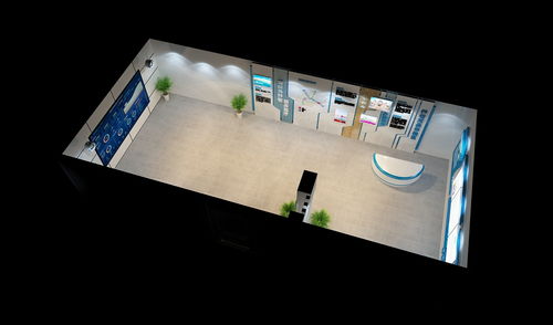 養(yǎng)老服務展廳效果圖